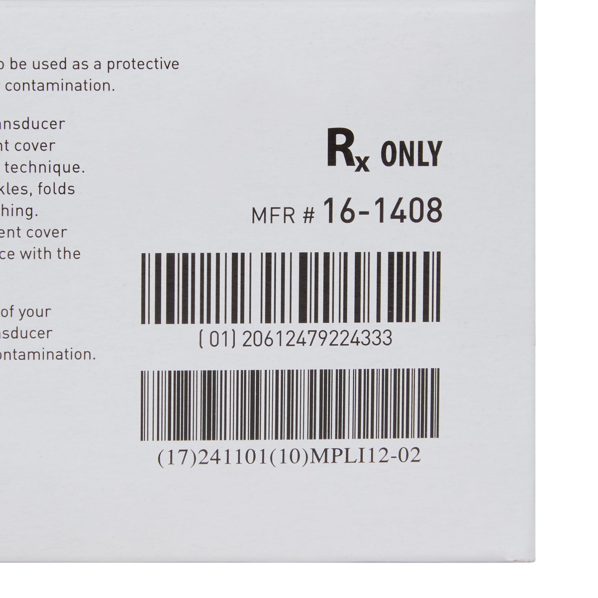 Ultrasound Probe Cover McKesson 1-2/5 X 7-1/2 Inch Latex NonSterile Rolled, Packaging Type- Box