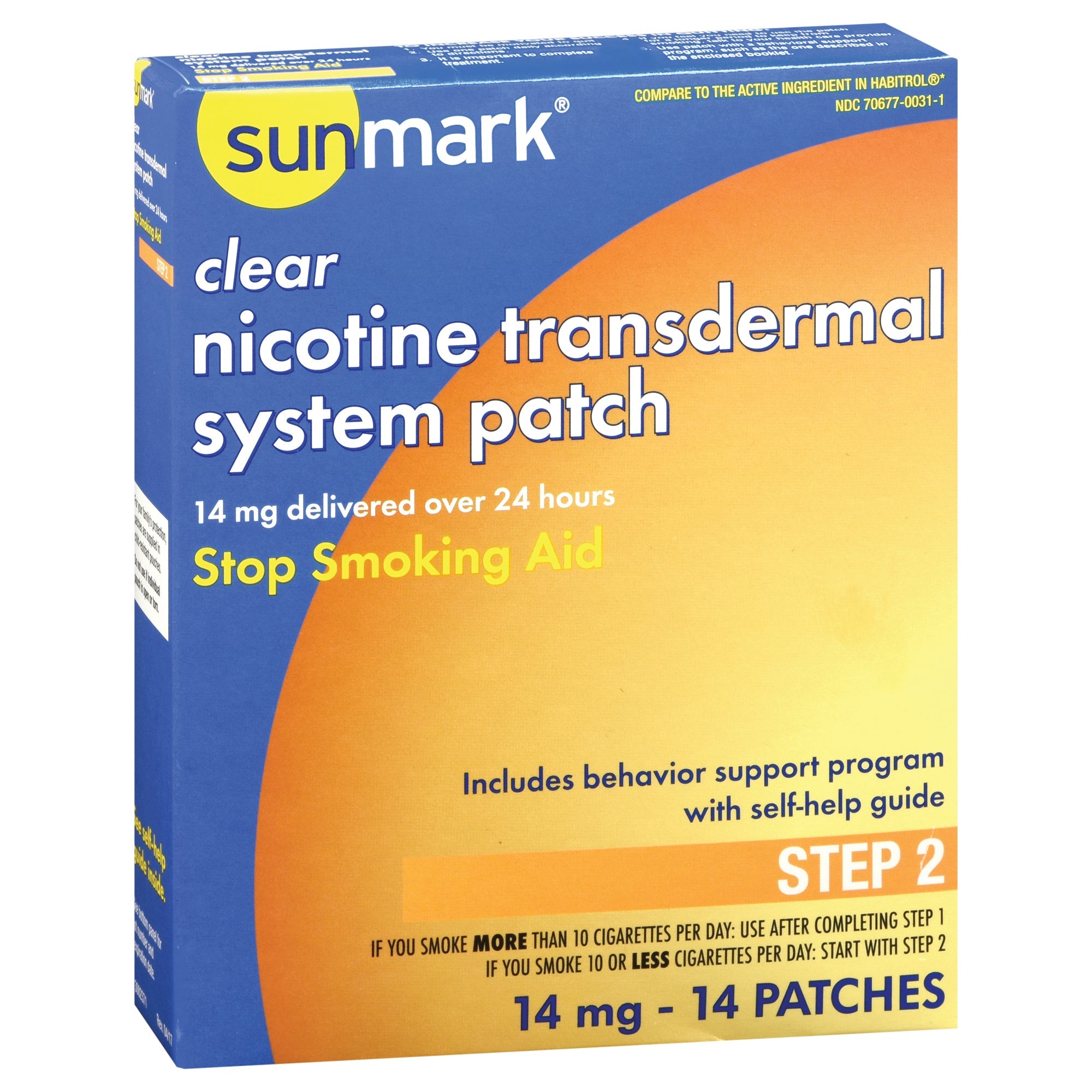 Stop Smoking Aid Foster & Thrive 14 mg Strength Transdermal Patch,Packaging Type- Box