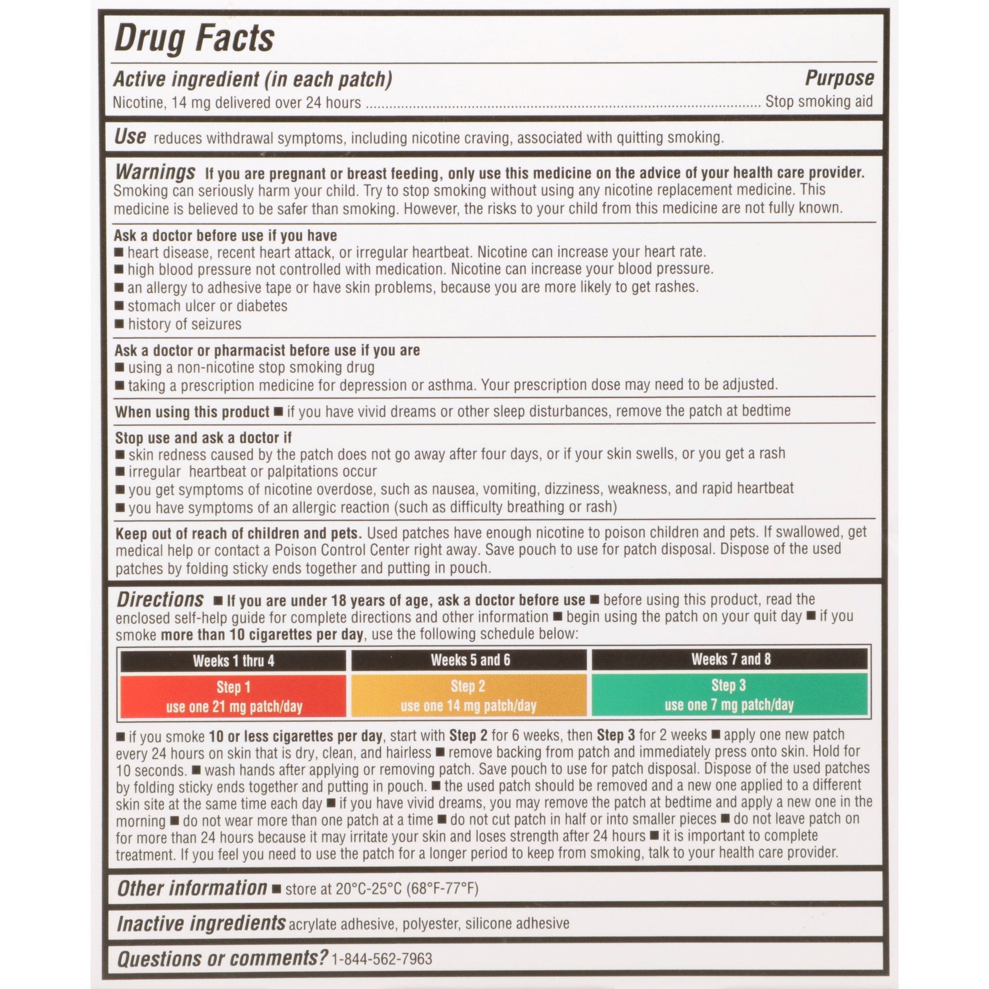 Stop Smoking Aid Foster & Thrive 14 mg Strength Transdermal Patch,Packaging Type- Box