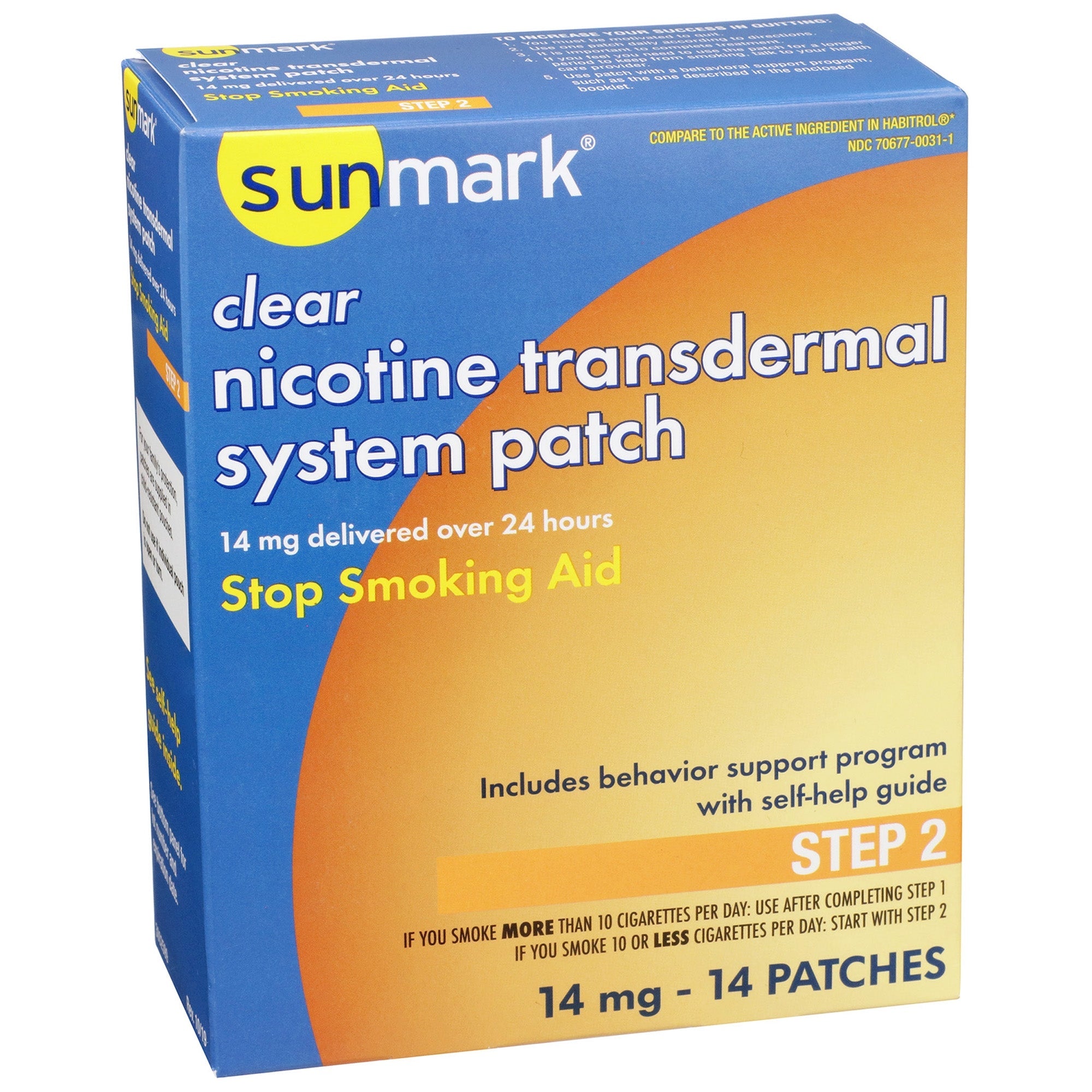 Stop Smoking Aid Foster & Thrive 14 mg Strength Transdermal Patch,Packaging Type- Box
