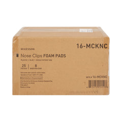 Nose Clip McKesson Foam, Disposable, Blue Plastic For Spirometer, Packaging Type- Case