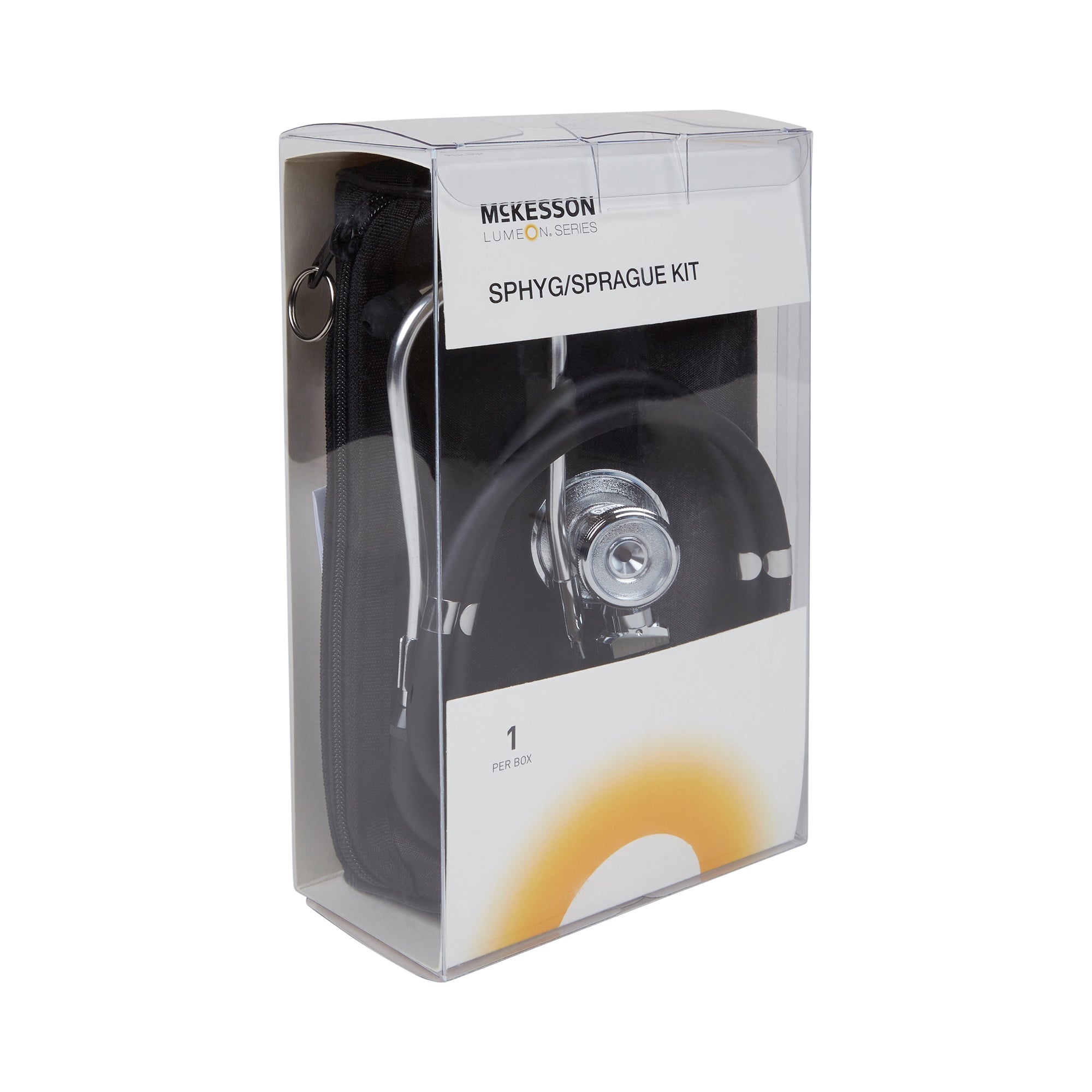 Reusable Aneroid / Stethoscope Set McKesson Brand 23 to 33 cm Adult Cuff Dual Head Sprague Stethoscope Pocket Aneroid, Packaging Type- Each