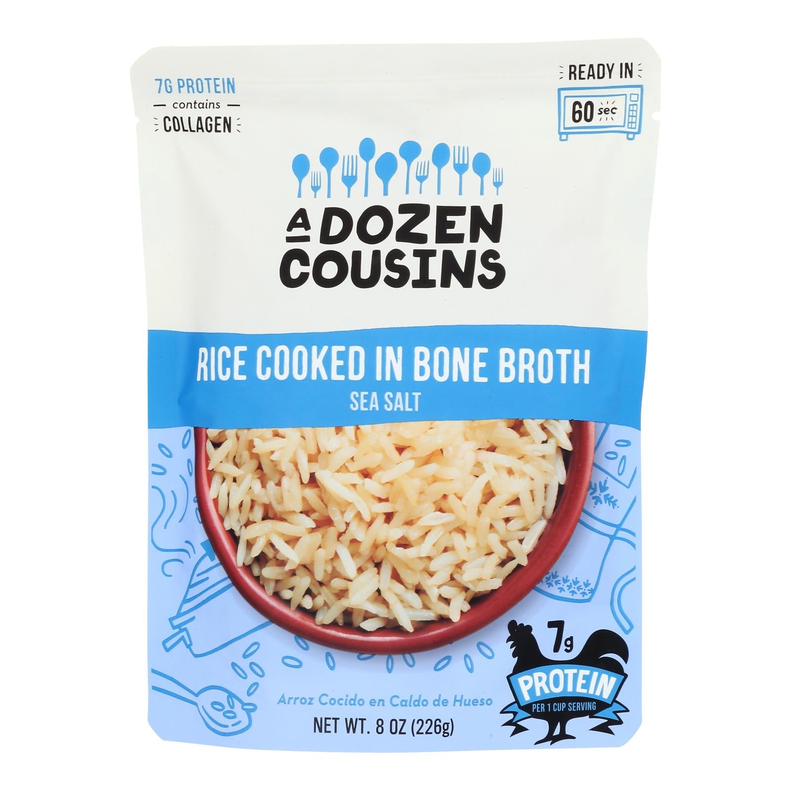 A Dozen Cousins ​​- Arroz con sal marina (6-8 oz)
