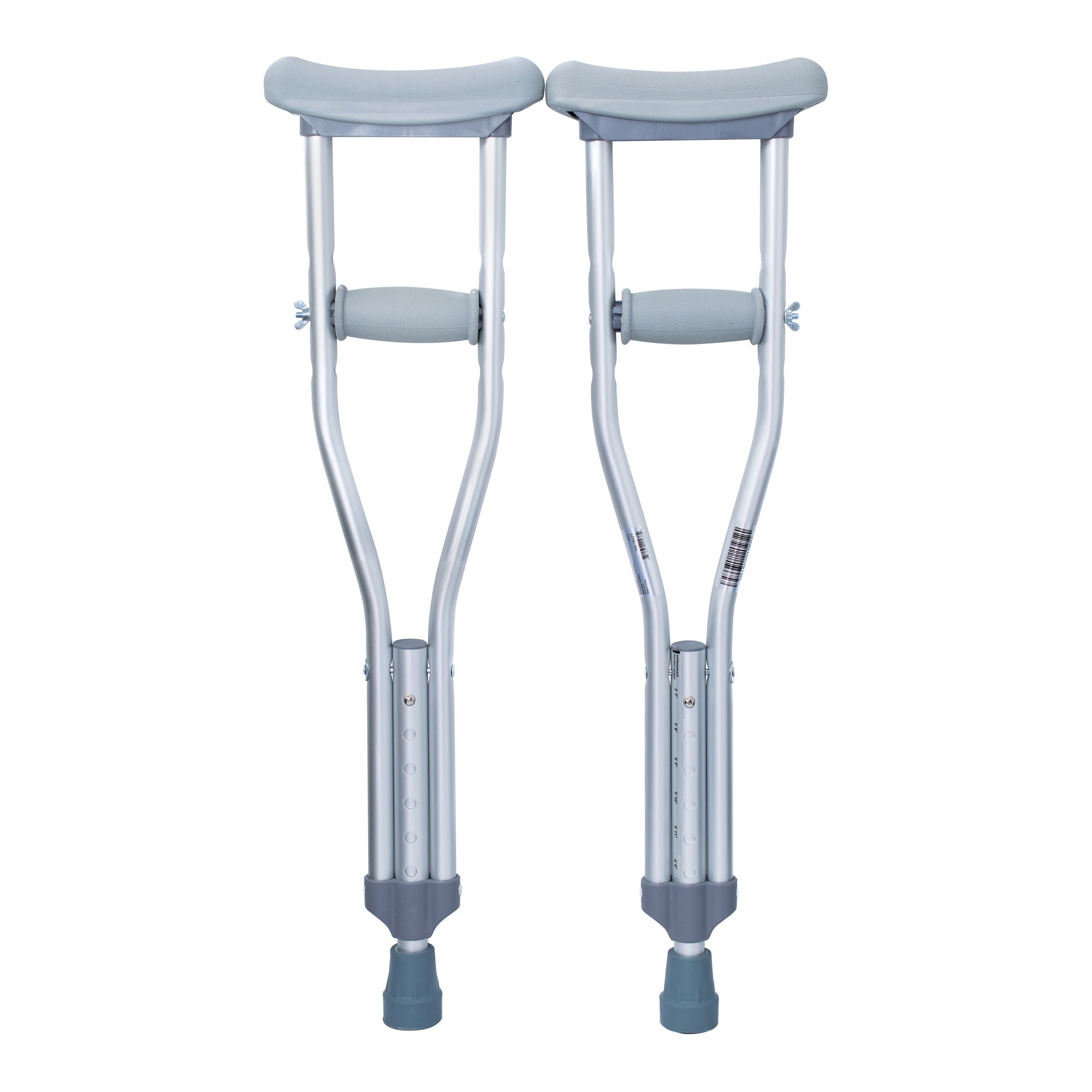 McKesson Pediatric Underarm Crutches | 175 lbs Capacity, Adjustable Height (3'7"–4'0")