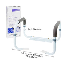 Toilet Safety Rail McKesson White Steel, Packaging Type- Case
