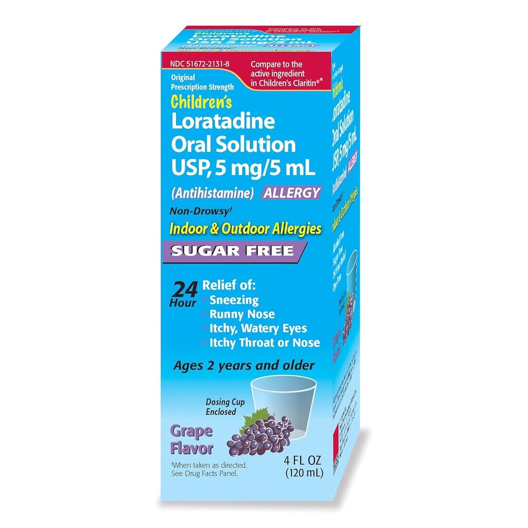 Allergy Relief 5 mg / 5 mL Strength Oral Solution 4 oz.