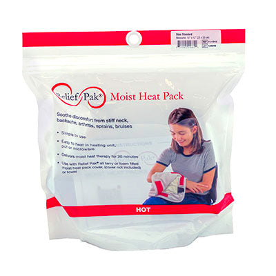 Moist Heat Therapy Pad Relief Pak HotSpot General Purpose Standard Size Fabric Reusable, Packaging Type- Each