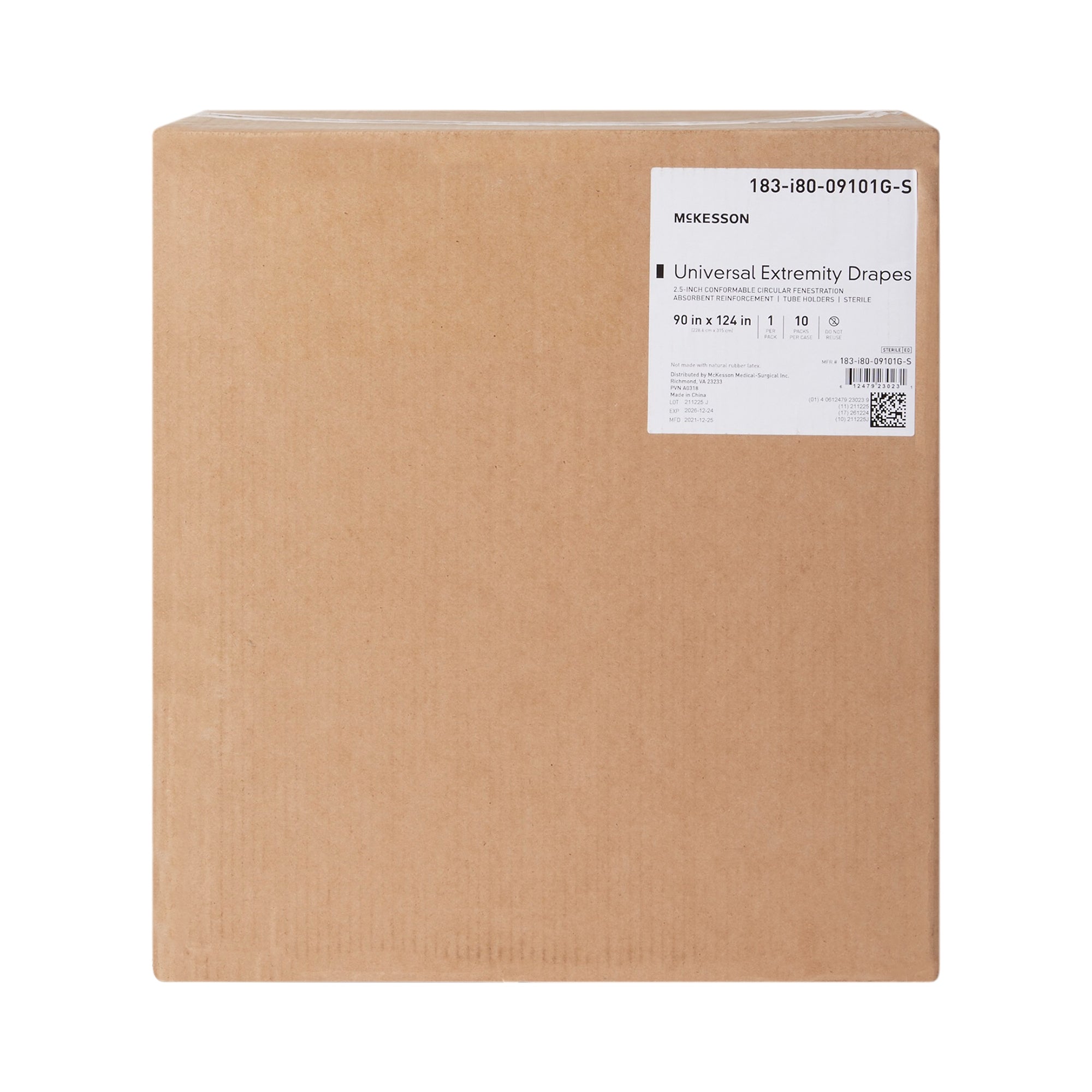 Orthopedic Drape McKesson Universal Extremity Drape 90 W X 124 L Inch Sterile, Packaging Type- Case