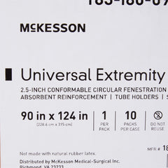 Orthopedic Drape McKesson Universal Extremity Drape 90 W X 124 L Inch Sterile, Packaging Type- Case