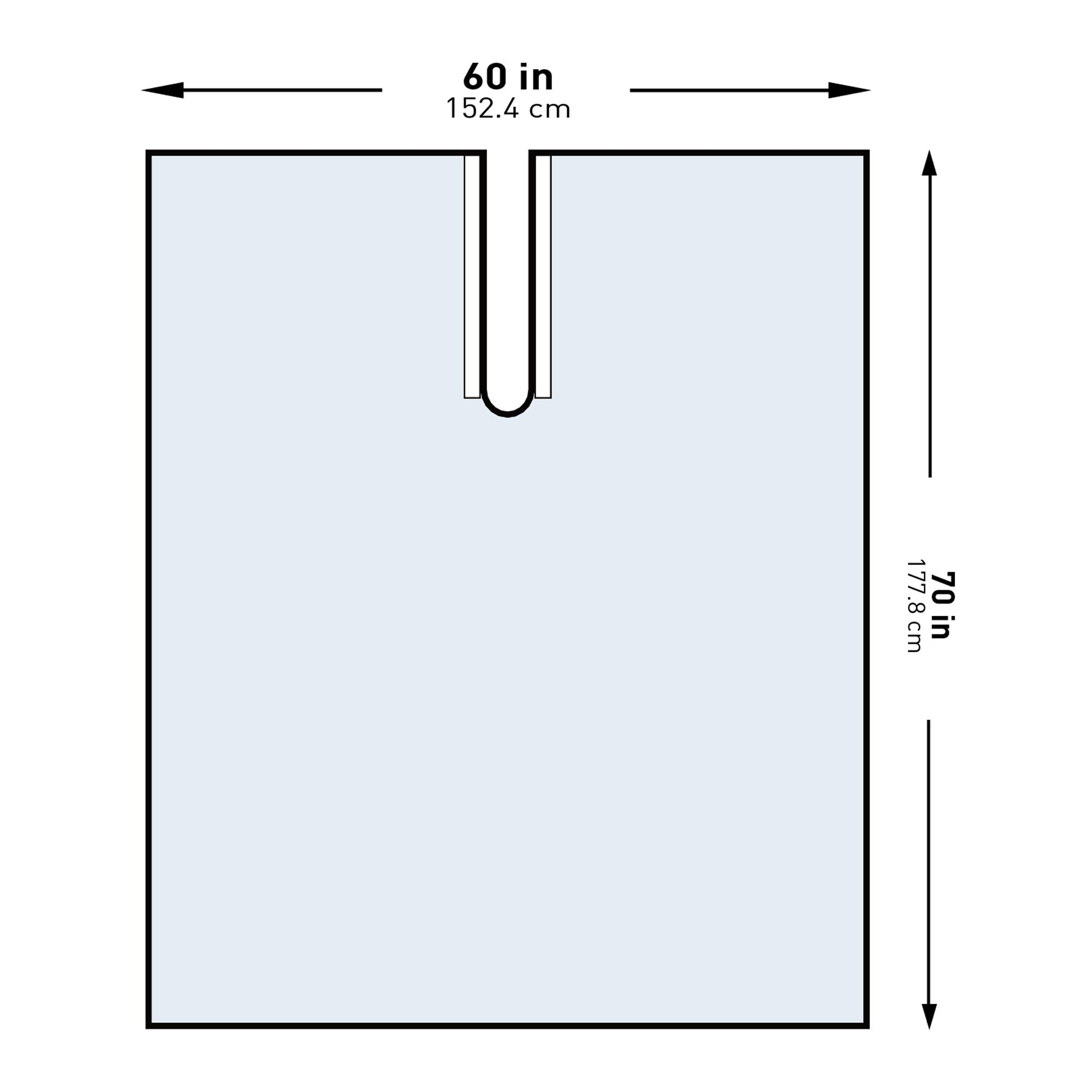 Orthopedic Drape McKesson Impervious U-Drape 60 W X 70 L Inch Sterile, Packaging Type- Case