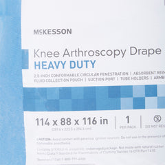 Orthopedic Drape McKesson Heavy-Duty Knee Arthroscopy Drape 114 W X 88 W X 116 L Inch Sterile, Packaging Type- Case