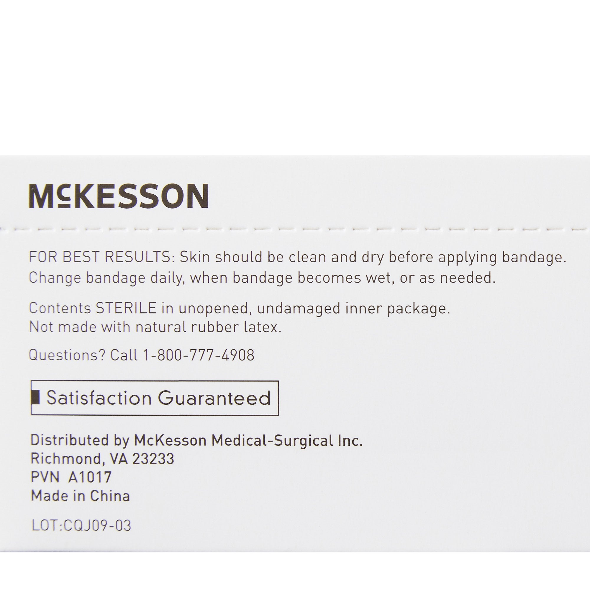 Tira adhesiva McKesson de tela ovalada de 1 x 1-1/4 pulgadas, color canela, estéril, tipo de embalaje: estuche