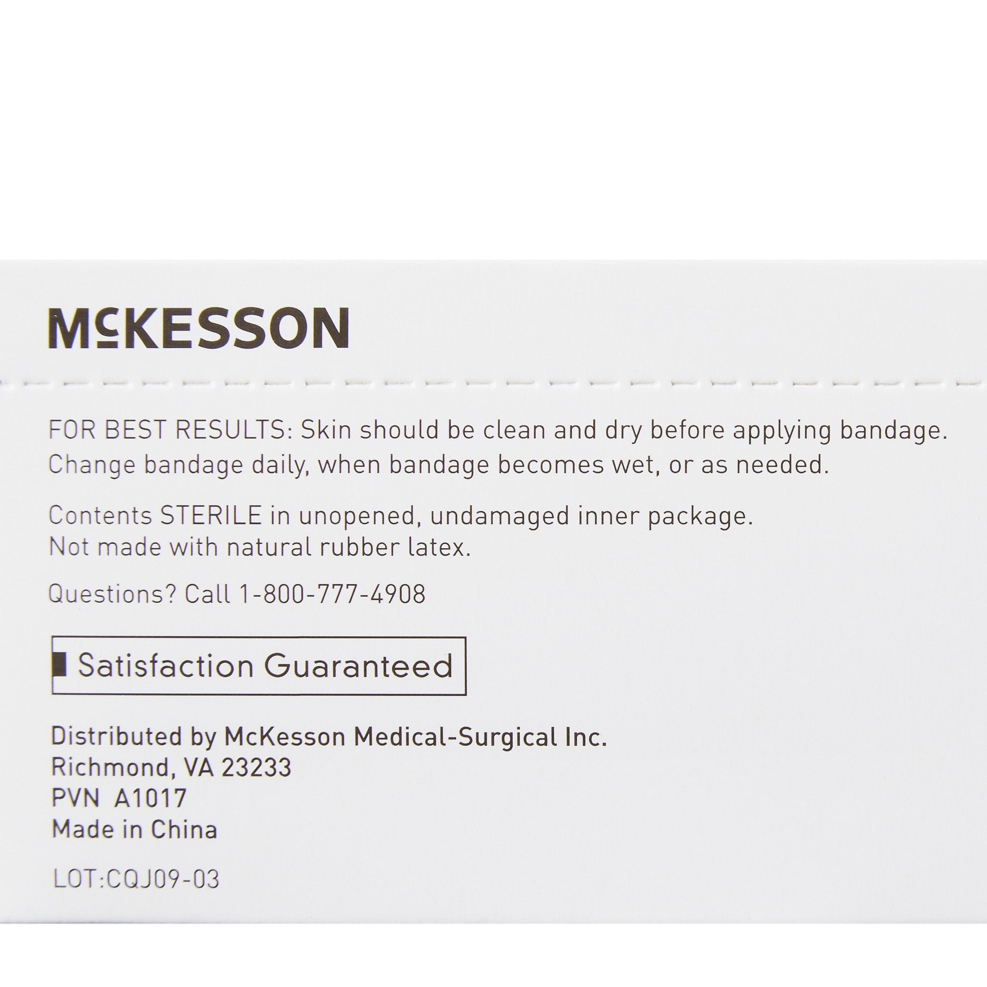 Tira adhesiva McKesson de tela ovalada de 1 x 1-1/4 pulgadas, color canela, estéril, tipo de embalaje: estuche
