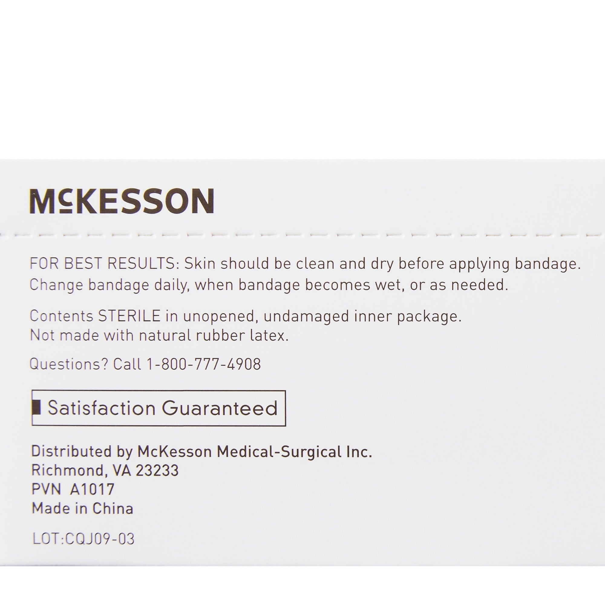 Tira adhesiva McKesson de tela ovalada de 1 x 1-1/4 pulgadas, color canela, estéril, tipo de embalaje: caja