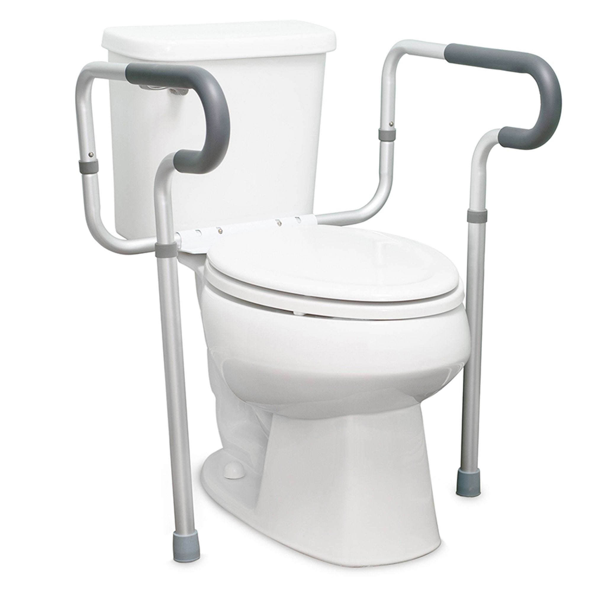 Toilet Safety Rail McKesson Gray Aluminum, Packaging Type- Case