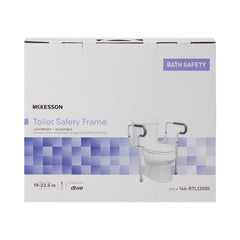 Toilet Safety Rail McKesson Gray Aluminum, Packaging Type- Case