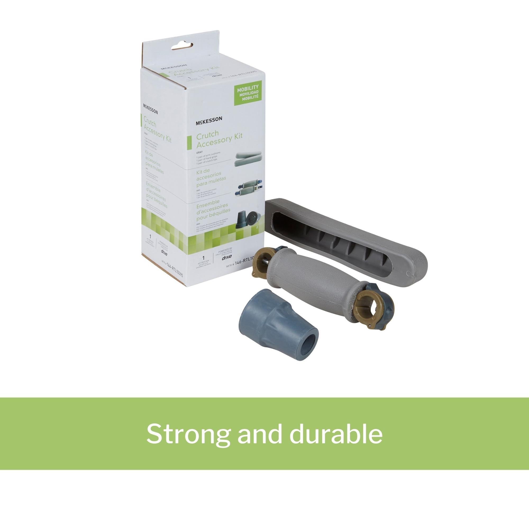 McKesson Crutch Accessory Kit, Packaging Type- Case
