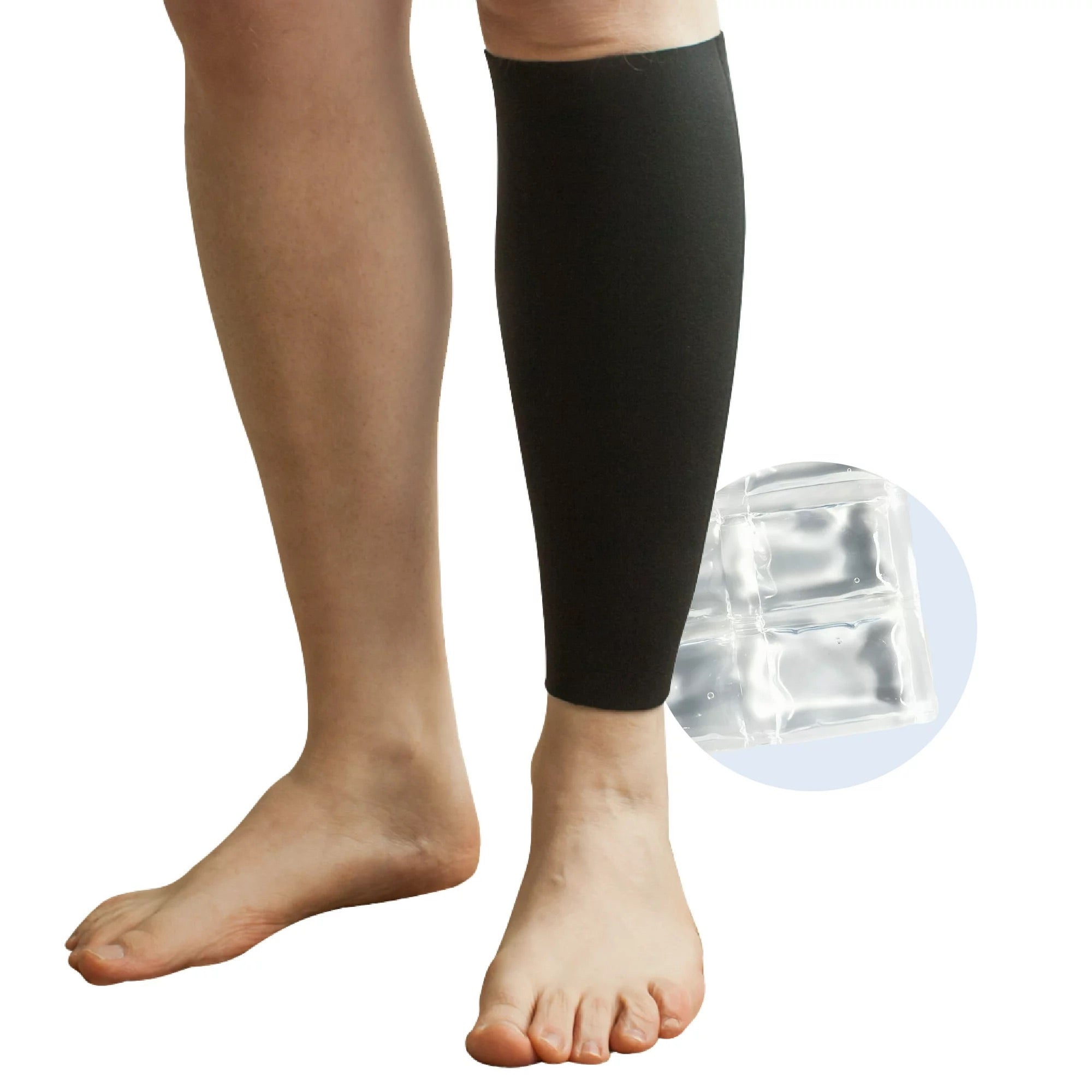 Cold Pack with Wrap Polar Ice Shin Small 12 to 14 Inch Circumference Neoprene / Water Reusable,Packaging Type- Each