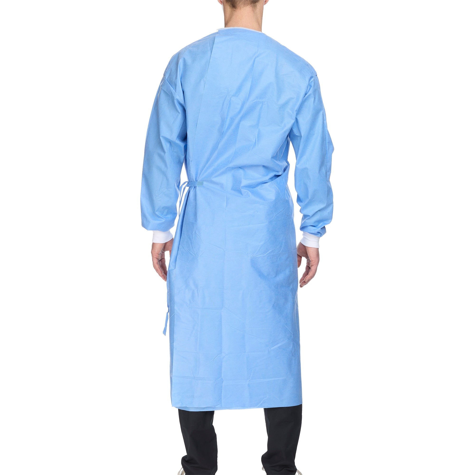 Non-Reinforced Surgical Gown with Towel McKesson X-Large Blue Sterile AAMI Level 3 Disposable, Packaging Type- Case