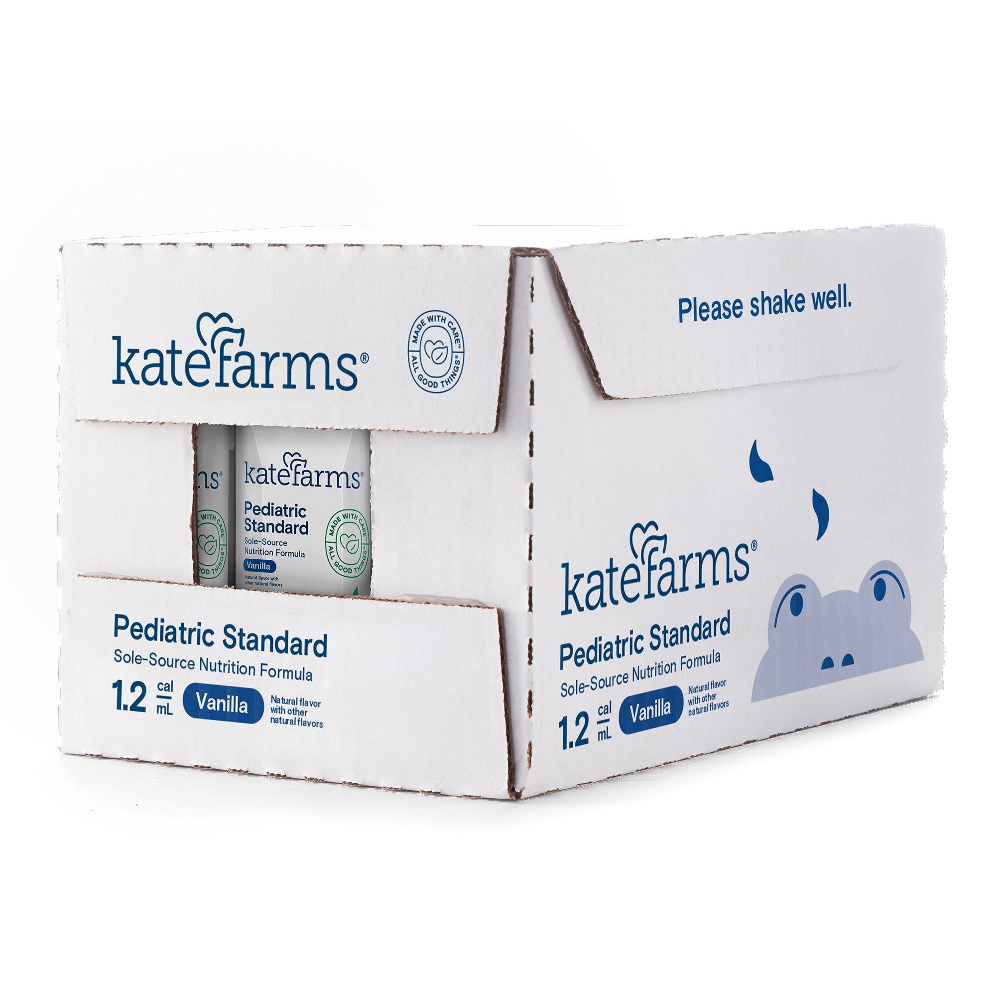 Pediatric Oral Supplement Kate Farms Pediatric Standard 1.2 Vanilla Flavor 8.45 oz. Carton Liquid Organic Pea Protein,Packaging Type- Each
