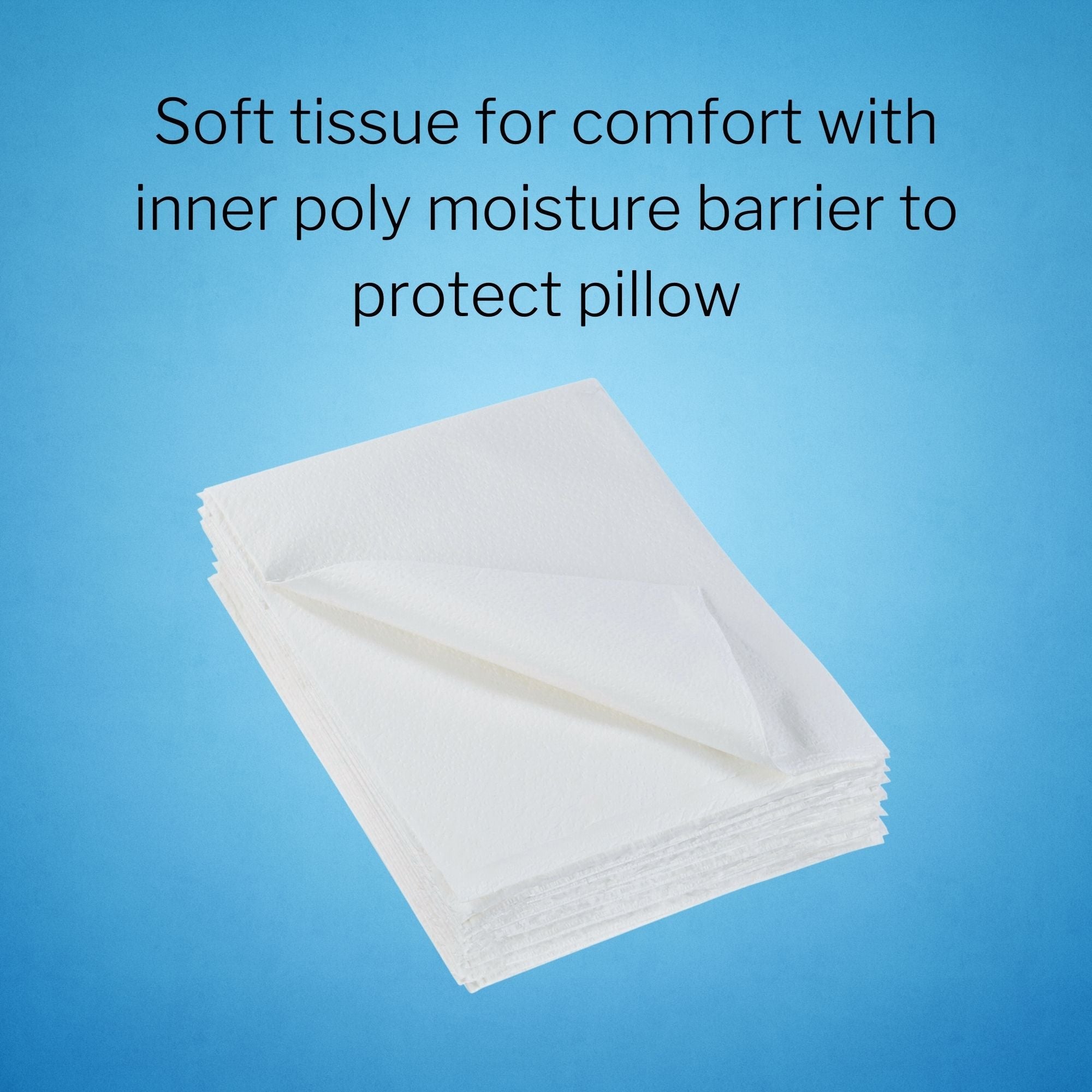 Pillowcase McKesson Standard White Disposable, Packaging Type- Case