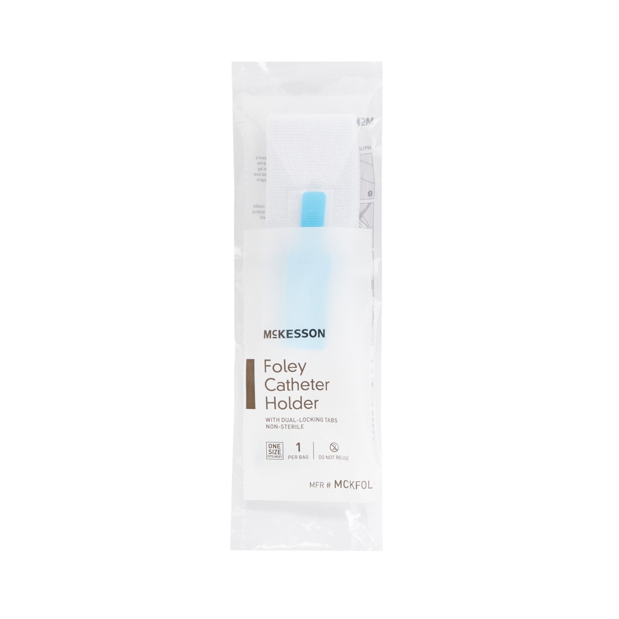 Leg Strap McKesson 2 X 24 Inch Length, Dual-Locking Tabs, Stretch Material, Hook and Loop Closure, Nonsterile, Packaging Type- Case