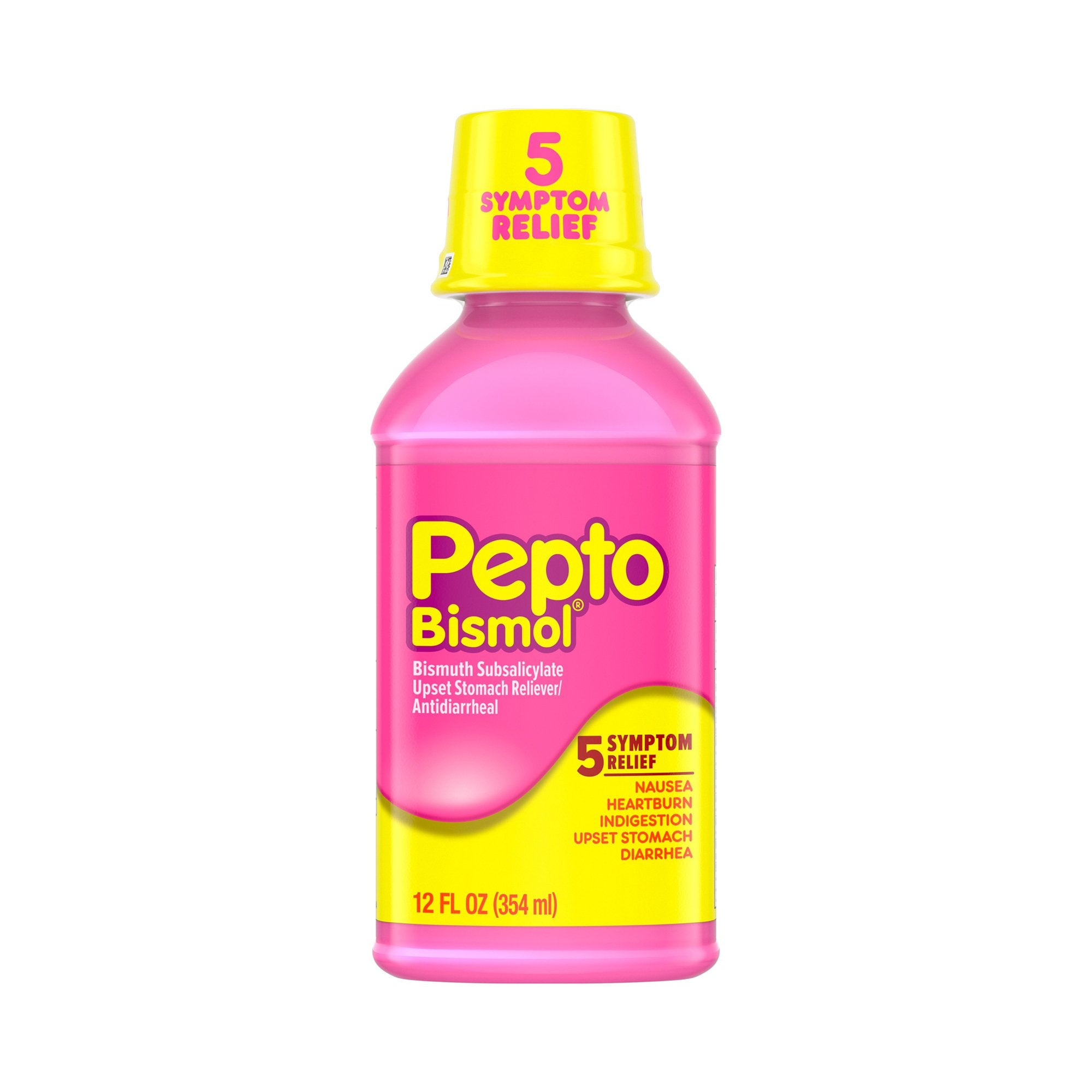 Anti Diarrheal Pepto Bismol 262 mg Strength Liquid 12 oz.