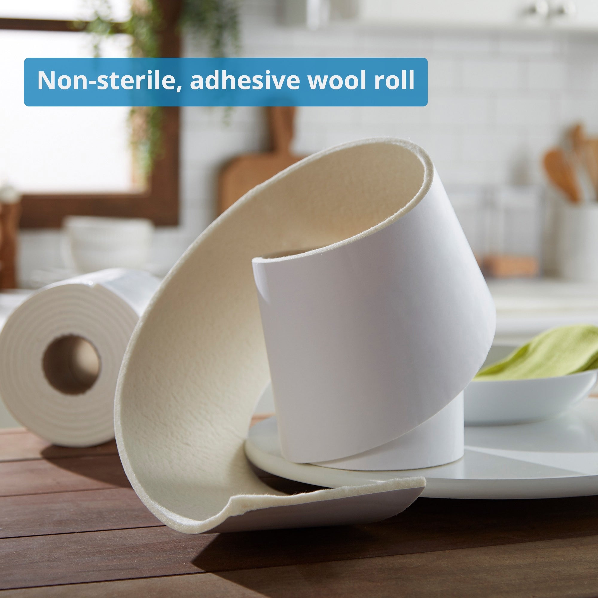 Orthopedic Felt Roll Adhesive McKesson 6 Inch X 2.5 Yard Wool / Rayon NonSterile, Packaging Type- Case