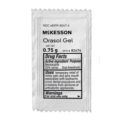 McKesson Oral Pain Relief 20% Benzocaine Gel | 0.75 Gram