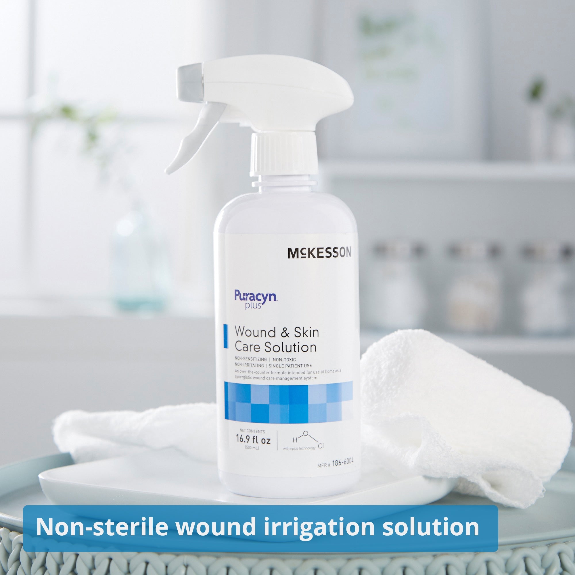 Wound Cleanser McKesson Puracyn Plus 16.9 oz. Spray Bottle NonSterile Antimicrobial