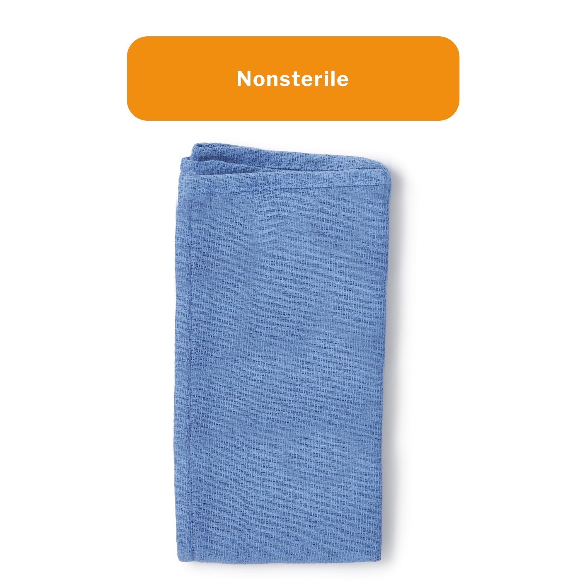O.R. Towel McKesson 17 W X 27 L Inch Blue NonSterile, Packaging Type- Case