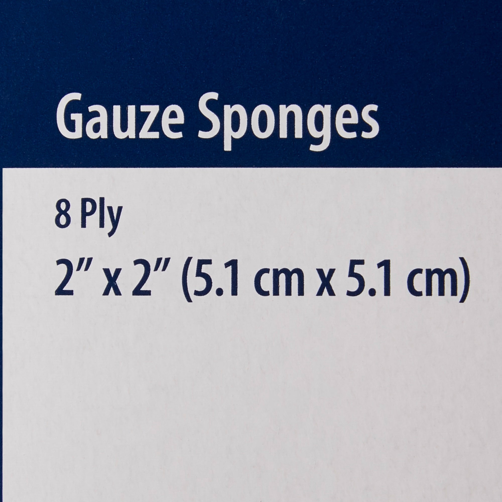 Gauze Sponge Dermacea 2 X 2 Inch 8-Ply Sterile 10 per Pack, Packaging Type- Case