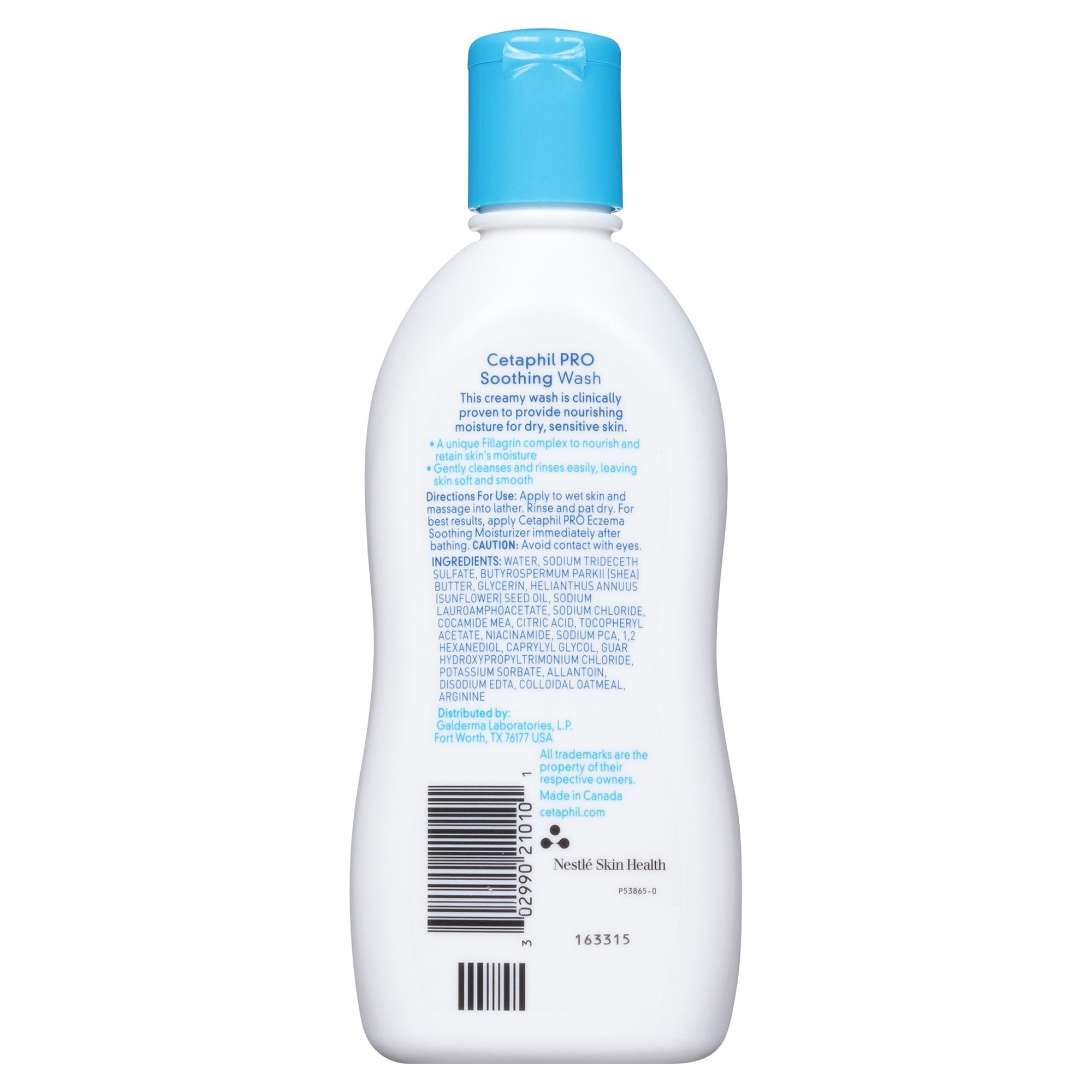 Body Wash Cetaphil Pro Dry Skin Liquid 10 oz. Bottle Unscented,Packaging Type- Each