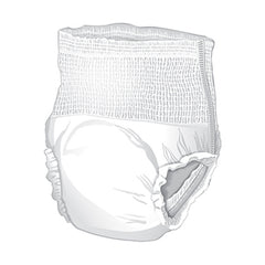 Unisex Adult Absorbent Underwear McKesson Pull On with Tear Away Seams Large Disposable Moderate Absorbency | 4BG/Case