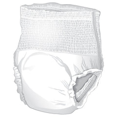 Unisex Adult Absorbent Underwear McKesson Pull On with Tear Away Seams X-Large Disposable Moderate Absorbency | 4BG/Case