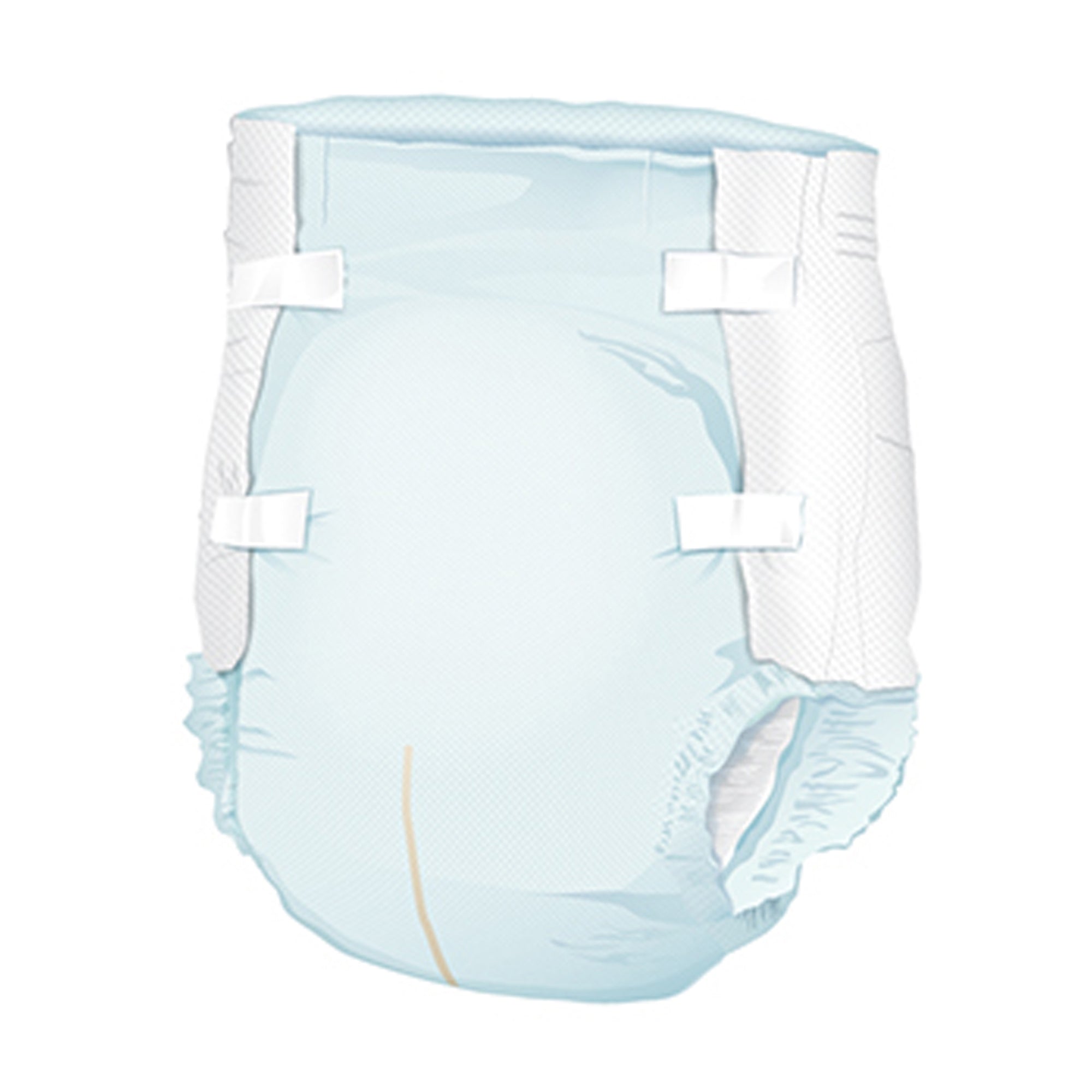 Unisex Adult Incontinence Brief McKesson Large Disposable Moderate Absorbency, Packaging Type- Case