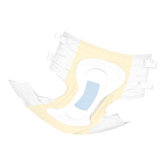 Unisex Adult Incontinence Brief McKesson X-Large Disposable Heavy Absorbency, Packaging Type- Case