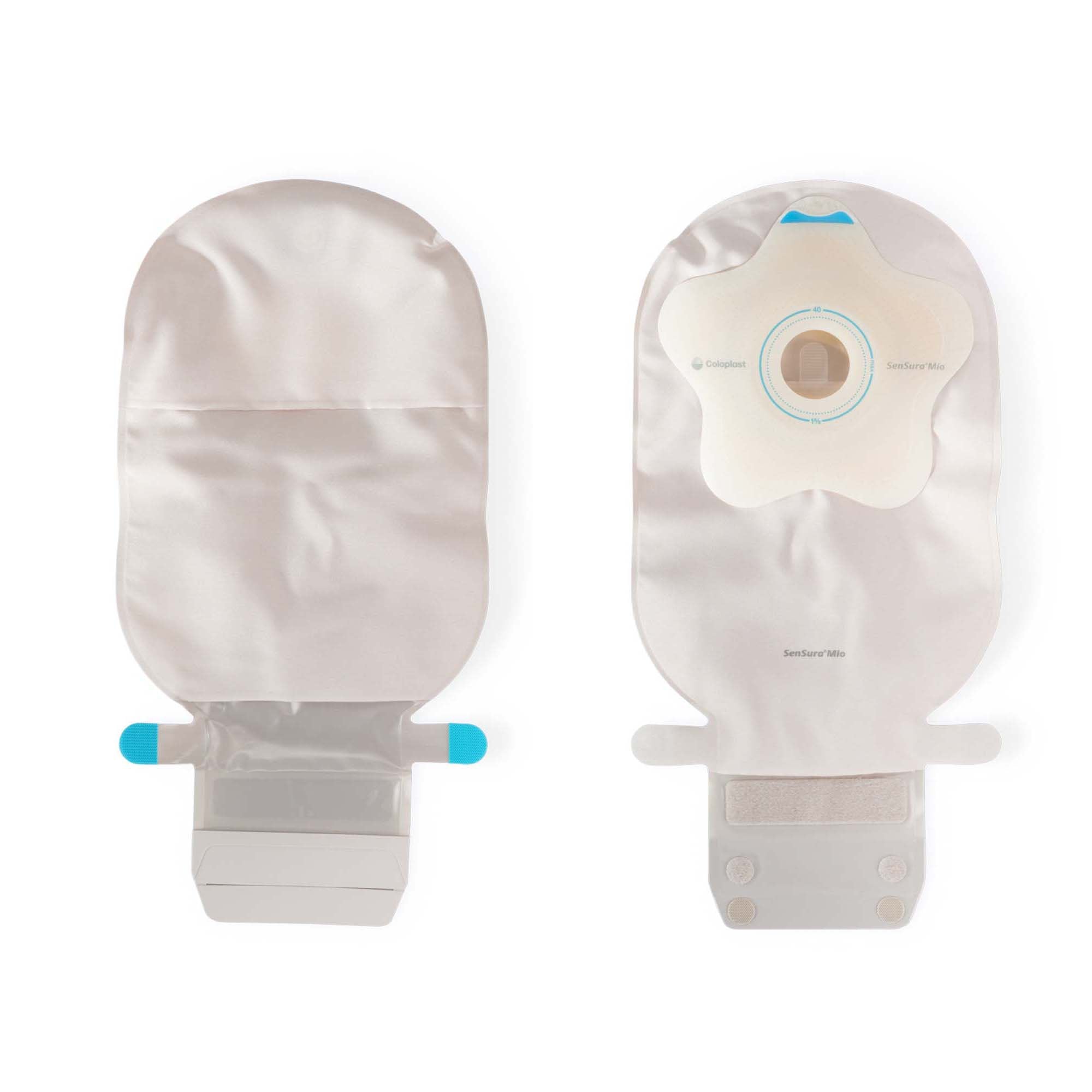 Ostomy Pouch SenSura Mio Concave One-Piece System 11 Inch Length, Maxi Convex, Pre-Cut 1-3/16 Inch Stoma Drainable,Packaging Type- Box