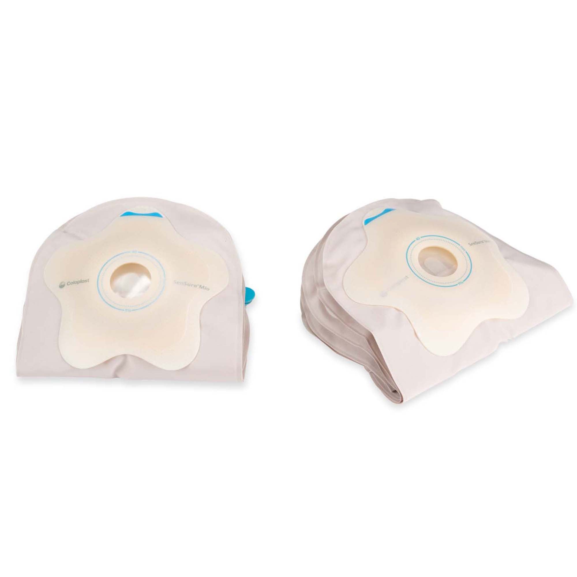 Ostomy Pouch SenSura Mio Concave One-Piece System 11 Inch Length, Maxi Convex, Pre-Cut 1-3/16 Inch Stoma Drainable,Packaging Type- Box