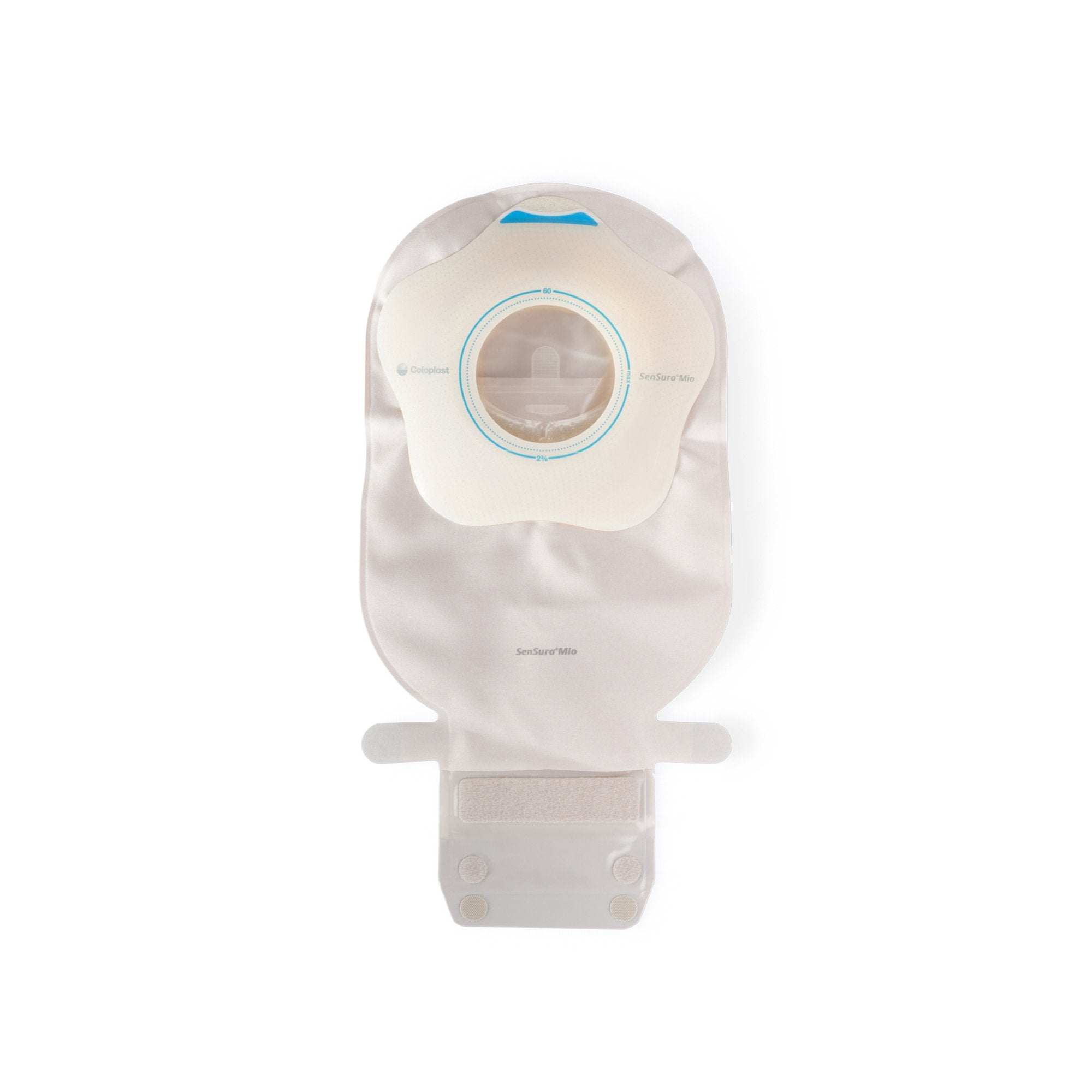 Ostomy Pouch SenSura Mio Concave One-Piece System 11 Inch Length, Maxi Convex, Pre-Cut 2 Inch Stoma Drainable,Packaging Type- Box