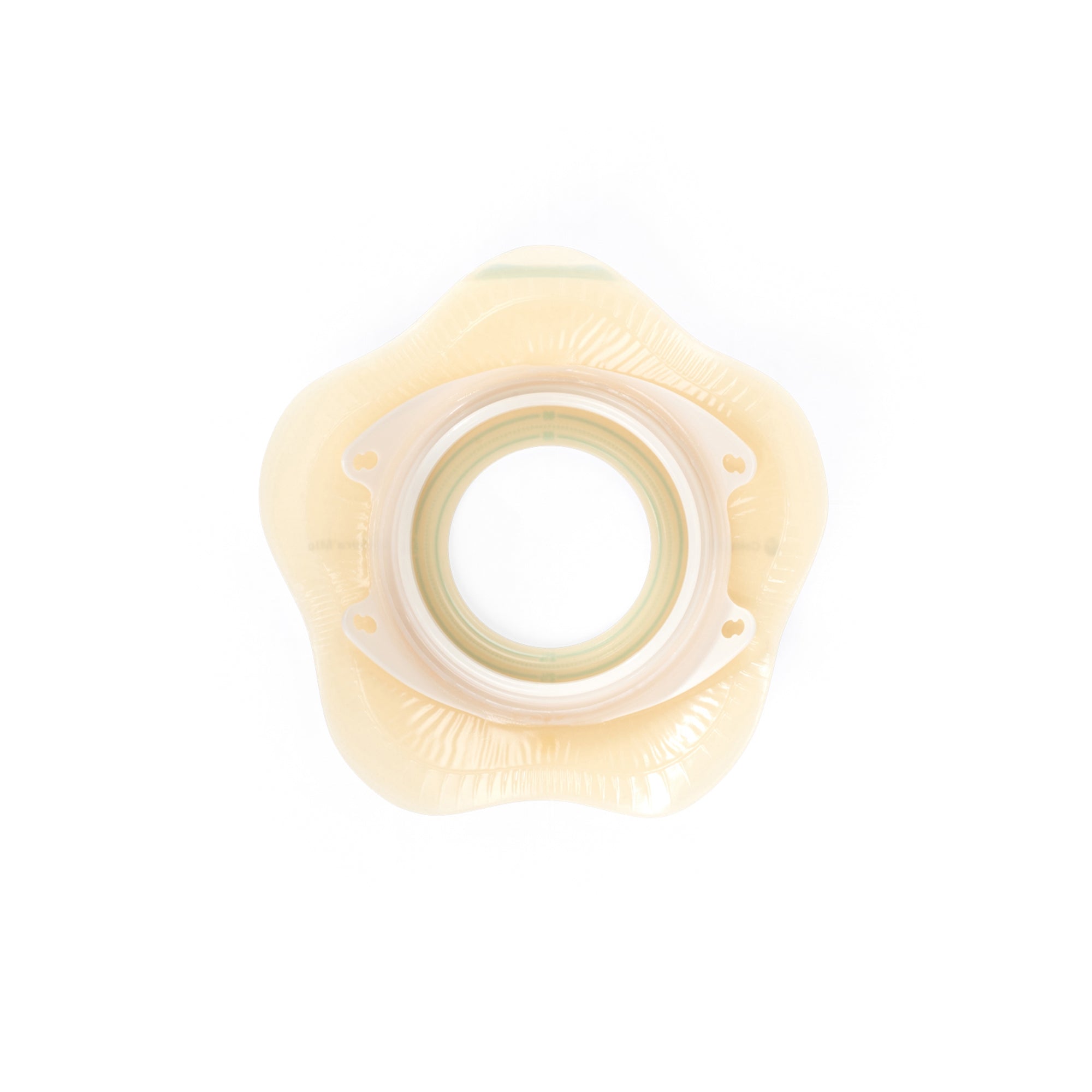Ostomy Barrier SenSura Mio Convex Flip Precut, Extended Wear Elastic Adhesive 70 mm Flange Yellow Code System 2 Inch Opening | 5/Box