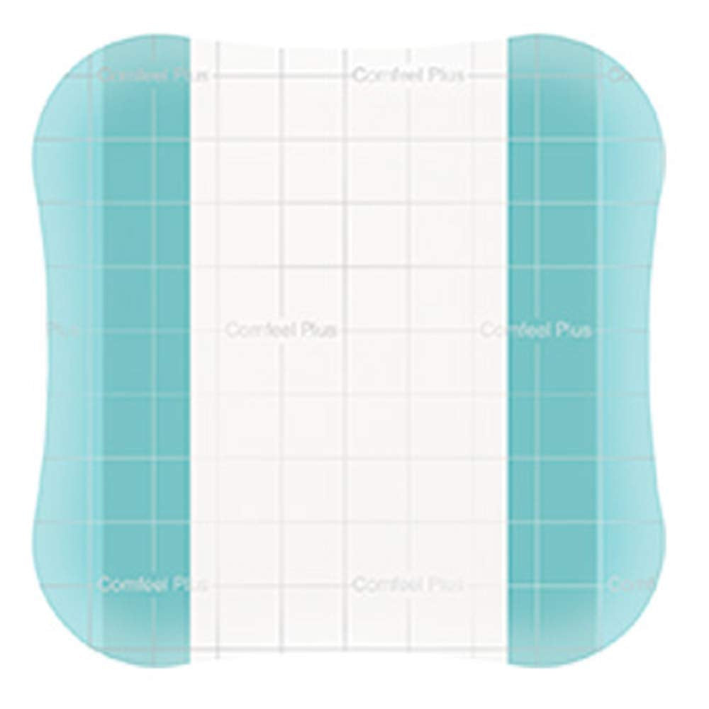 coloplast comfeel plus transparent thin hydrocolloid dressing clear wound dressing with grid 4 x 4 in comfeel plus transparent thin thin hydrocolloid dressing mk1124401bx