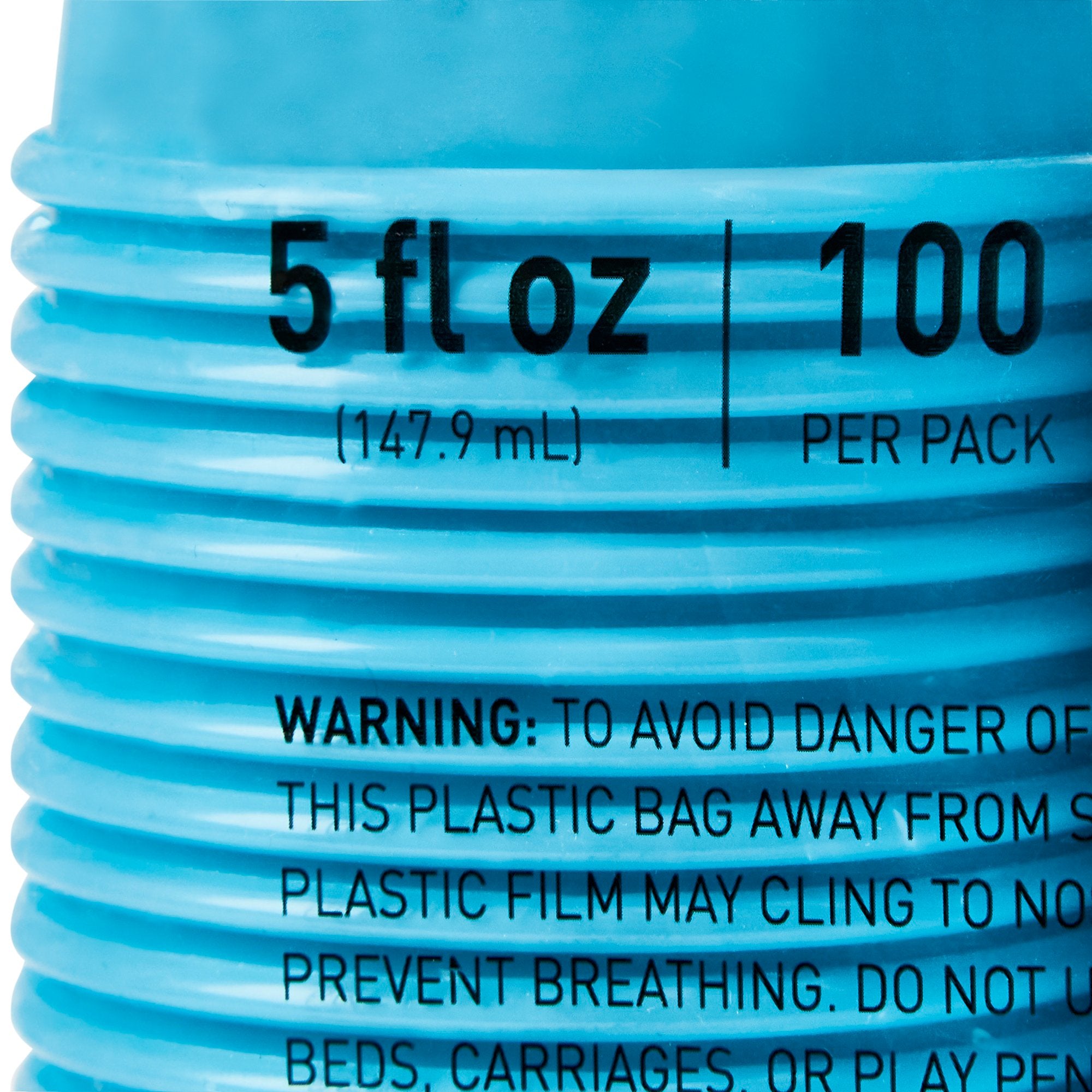 Drinking Cup McKesson 5 oz. Blue Polypropylene Disposable, Packaging Type- Case