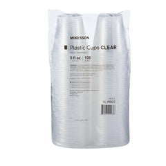 Drinking Cup McKesson 5 oz. Clear Polypropylene Disposable, Packaging Type- Case