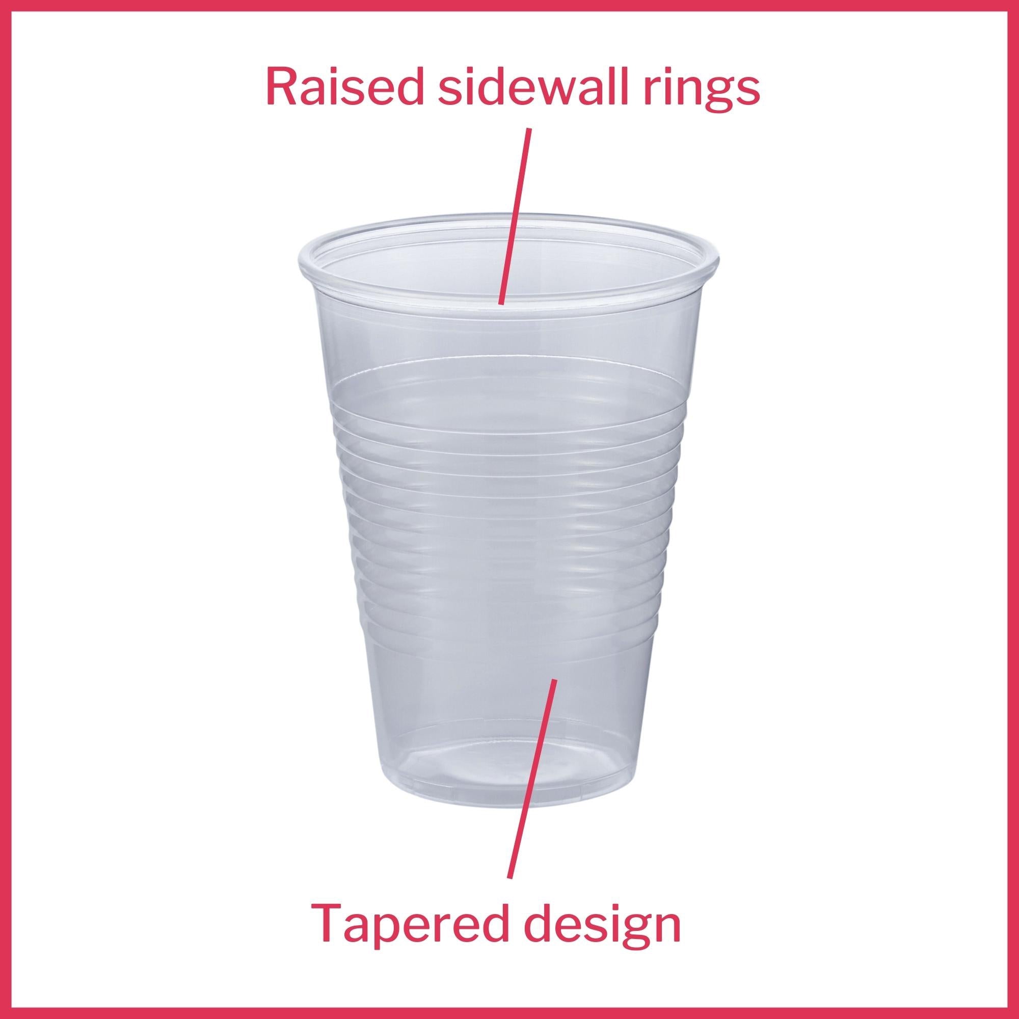 Drinking Cup McKesson 9 oz. Clear Polypropylene Disposable, Packaging Type- Case