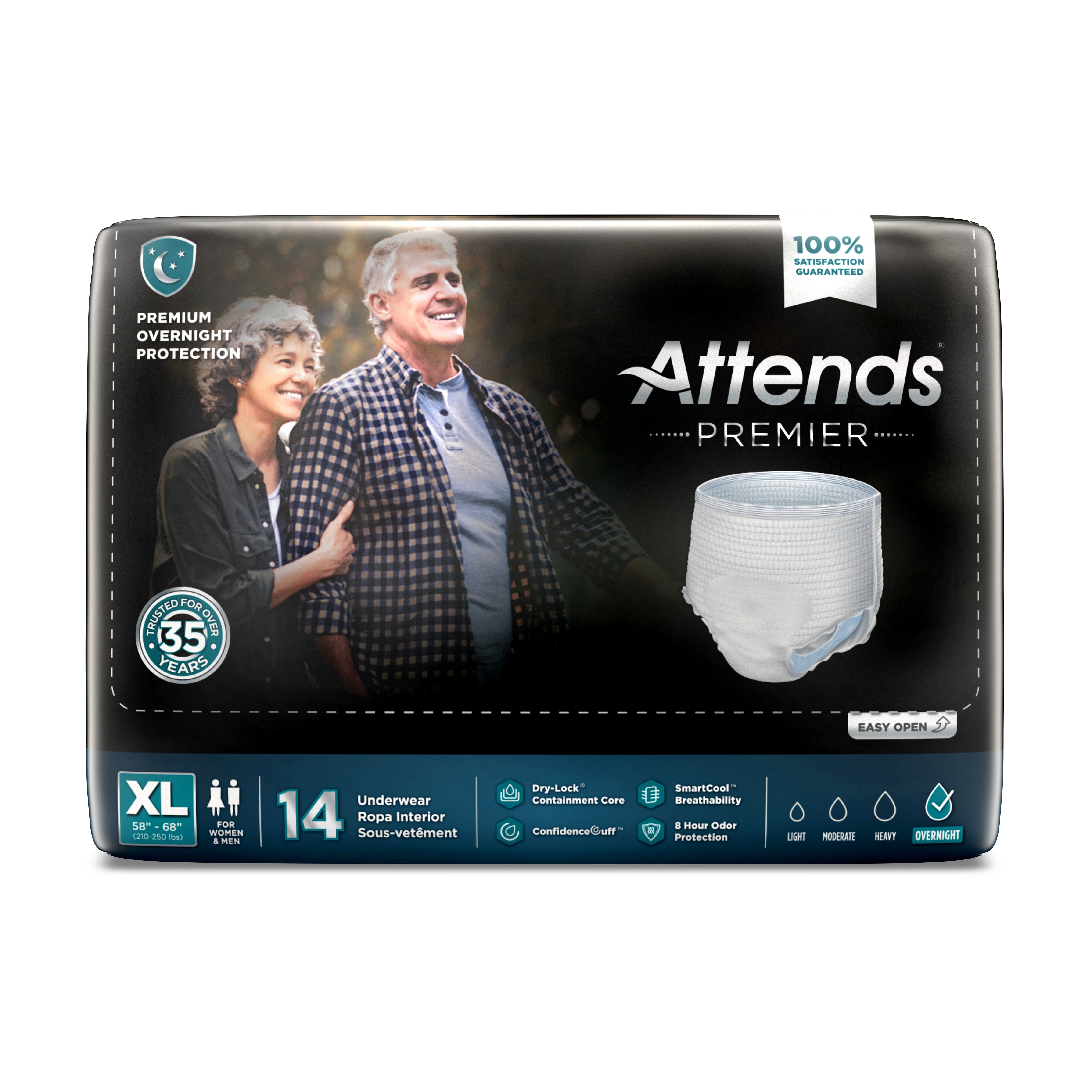 ATTENDS PREMIER BRIEF X-LARGE