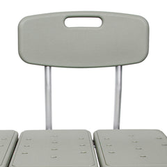 McKesson Knocked Down Bath Transfer Bench Removable Arm Rail 17-1/2 to 22-1/2 Inch Seat Height 400 lbs. Weight Capacity, Packaging Type- Each