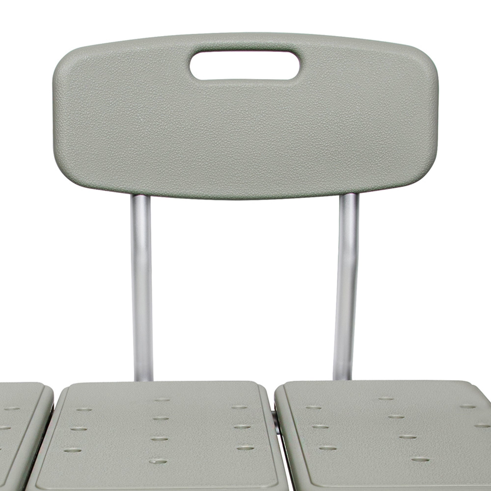 McKesson Knocked Down Bath Transfer Bench Removable Arm Rail 17-1/2 to 22-1/2 Inch Seat Height 400 lbs. Weight Capacity, Packaging Type- Each