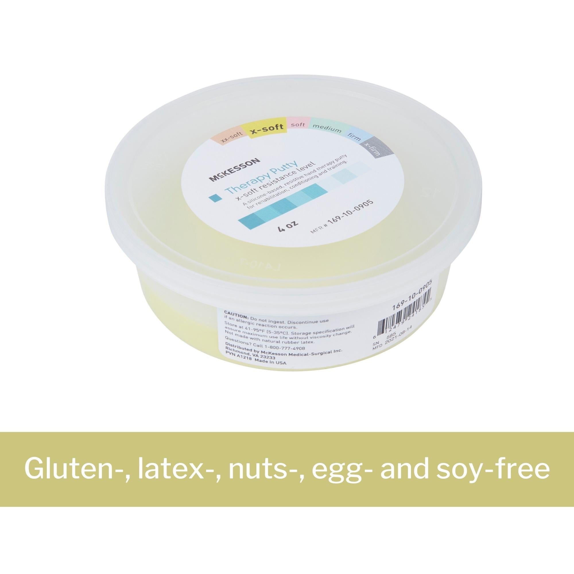 Therapy Putty McKesson X-Soft 4 oz., Packaging Type- Each