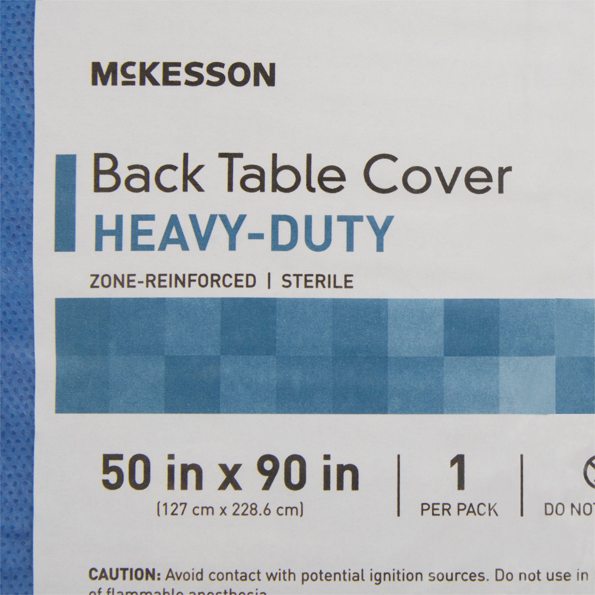 Table Drape McKesson 50 X 90 Inch For Back Table, Packaging Type- Case